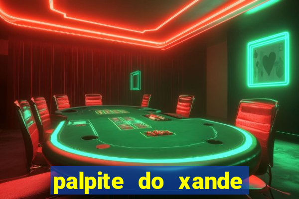 palpite do xande de hoje